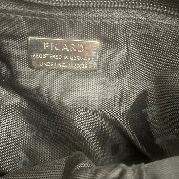 Picard German Black Leather handbag bag - Picture 3 of 9